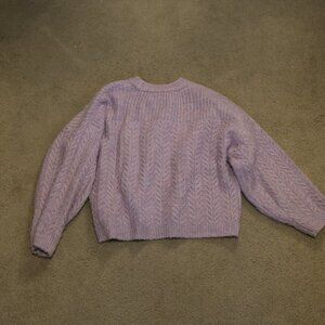 Purple Oversized Sweater